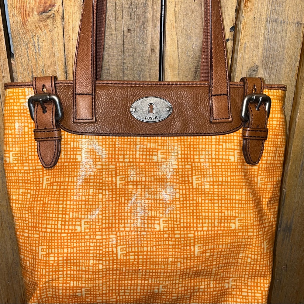 Fossil Coated Canvas Bag - image 4